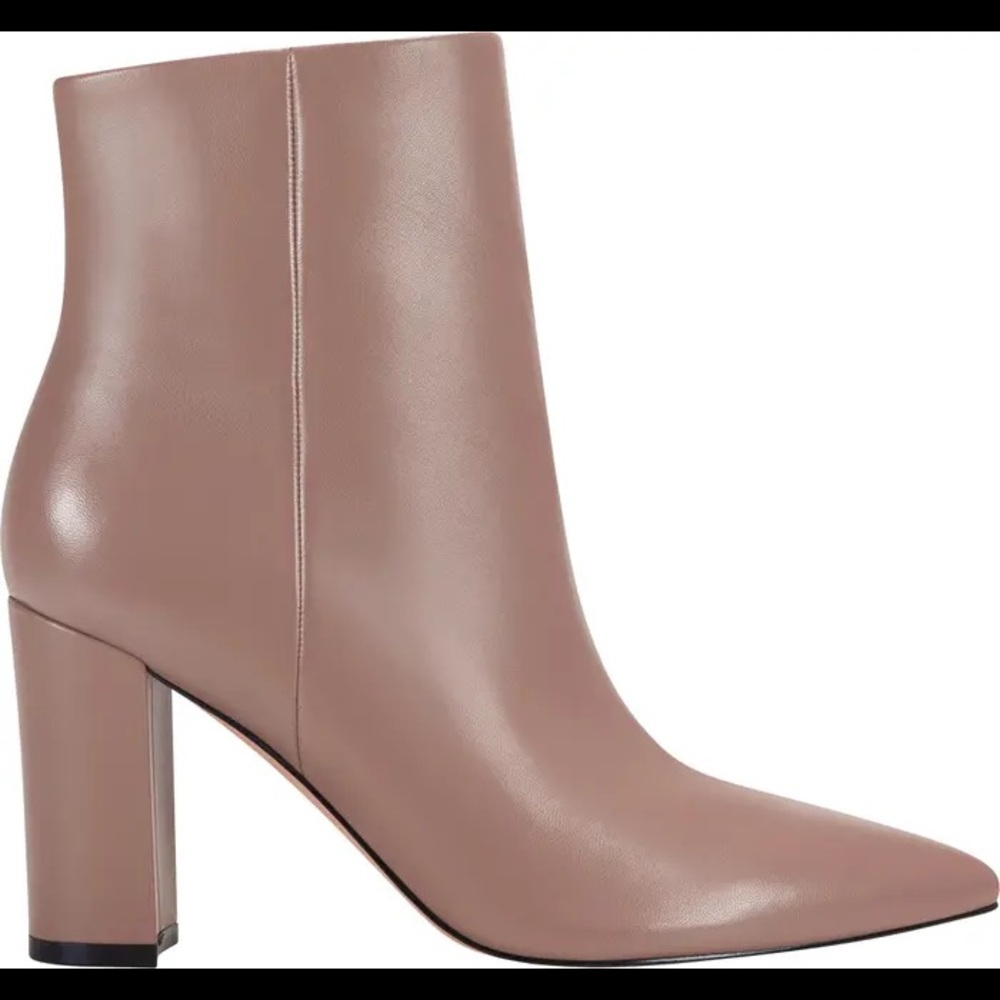 Marc Fisher Ulani Bootie in Light Natural Leather - Picture 2 of 7